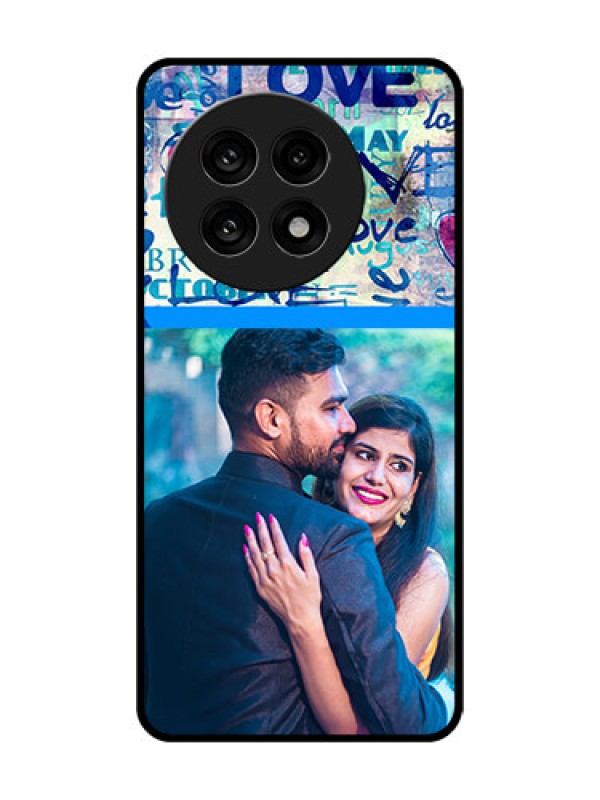 Custom OnePlus 13R 5G Custom Metal Phone Case - Colorful Love Design