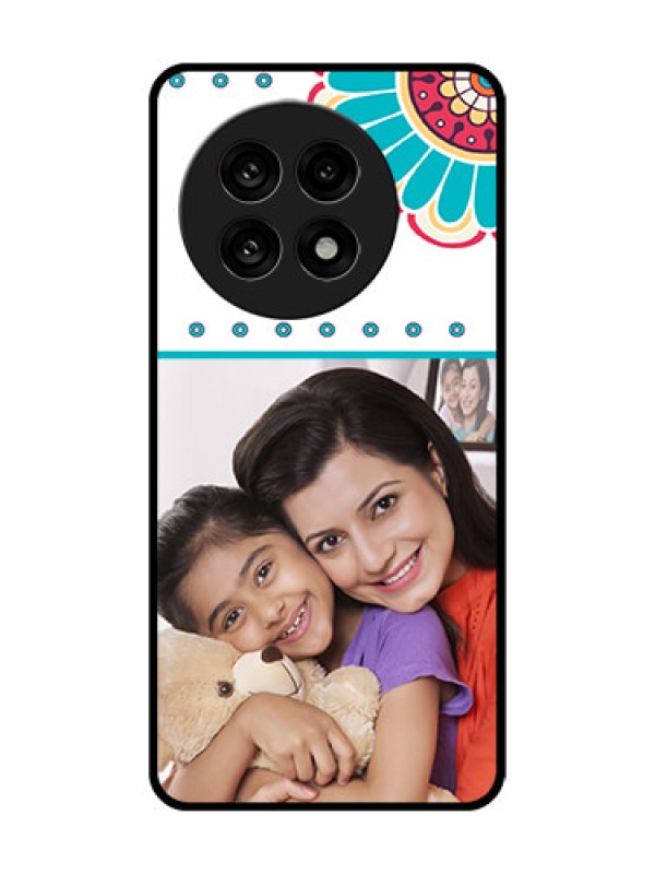 Custom OnePlus 13R 5G Custom Metal Phone Case - Flower Design