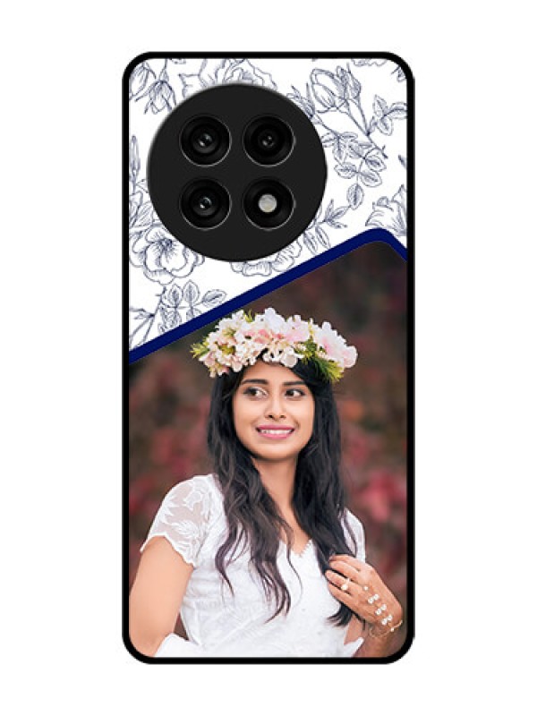Custom OnePlus 13R 5G Custom Metal Phone Case - Classy Floral Design
