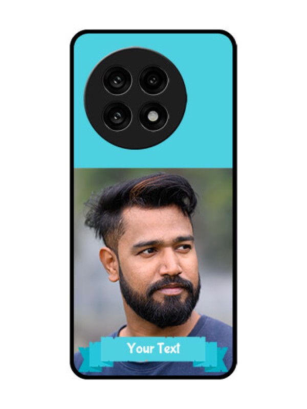 Custom OnePlus 13R 5G Custom Metal Phone Case - Blue Color Design