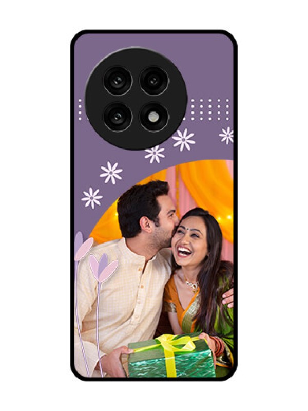 Custom OnePlus 13R 5G Custom Metal Phone Case - Lavender Flowers Design