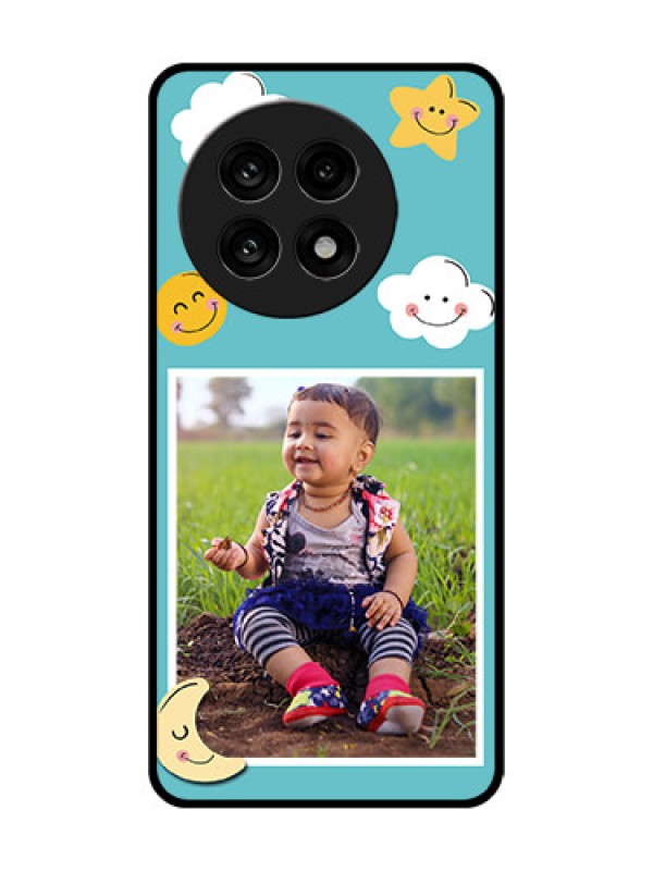 Custom OnePlus 13R 5G Custom Metal Phone Case - Smiley Kids Stars Design