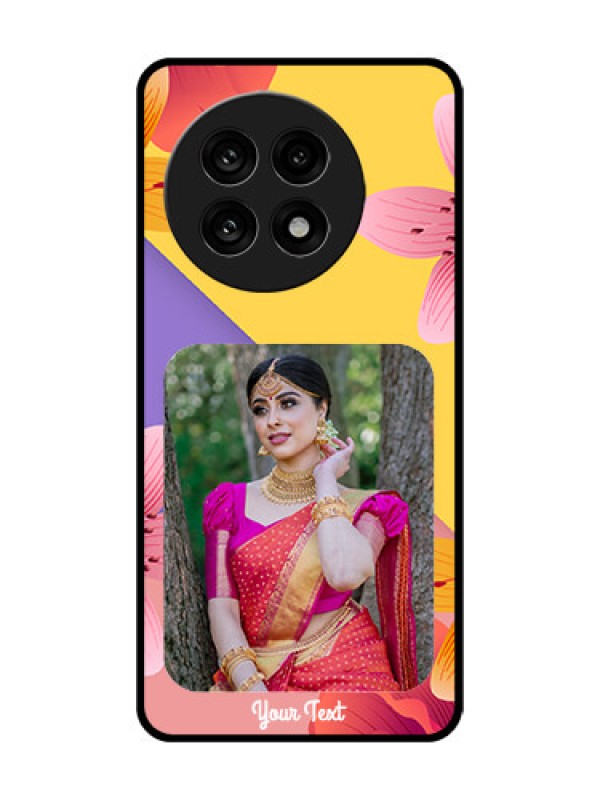 Custom OnePlus 13R 5G Custom Metal Phone Case - 3 Image With Vintage Floral Design