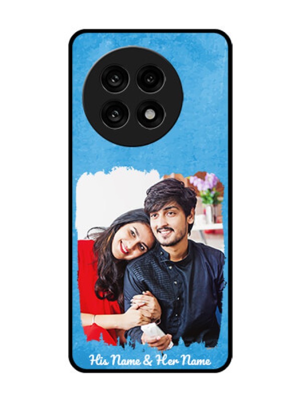 Custom OnePlus 13R 5G Custom Metal Phone Case - Blue Color Vintage Design