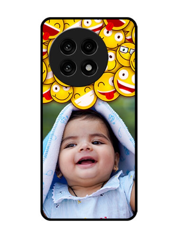Custom OnePlus 13R 5G Custom Metal Phone Case - With Smiley Emoji Design
