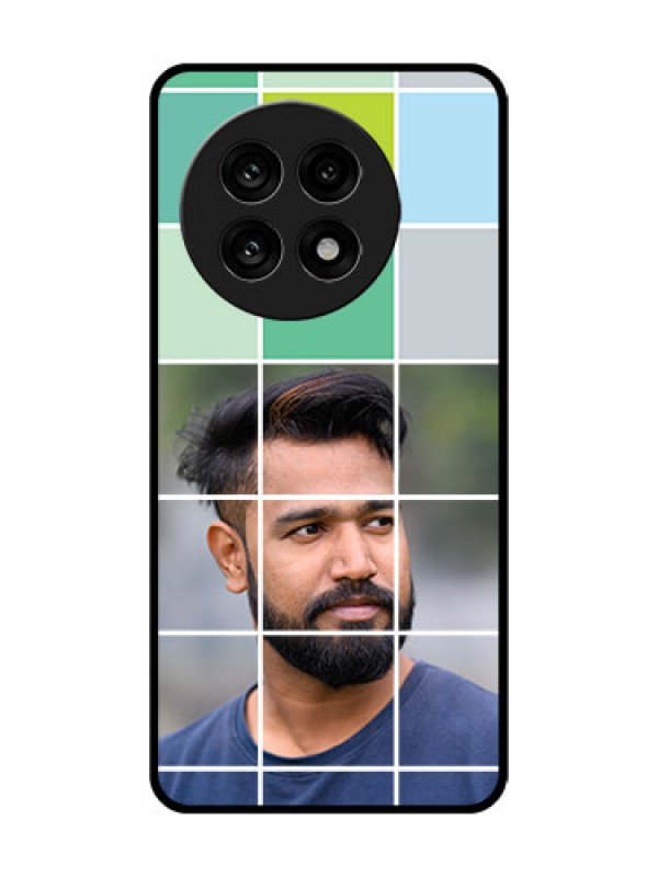 Custom OnePlus 13R 5G Custom Metal Phone Case - With White Box Pattern