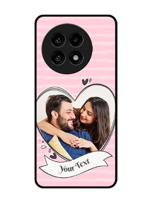 Custom OnePlus 13R 5G Custom Metal Phone Case - Vintage Heart Design