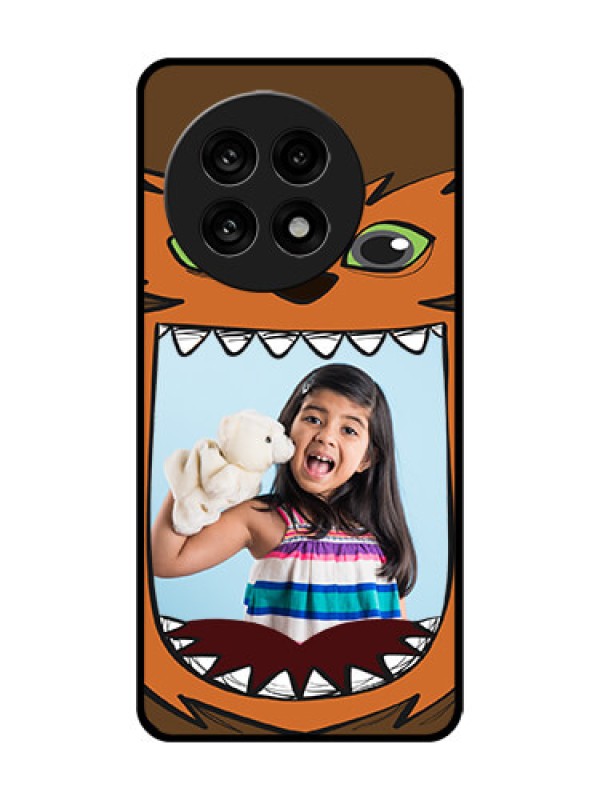 Custom OnePlus 13R 5G Custom Metal Phone Case - Owl Monster Back Case Design