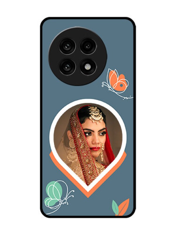 Custom OnePlus 13R 5G Custom Metal Phone Case - Droplet Butterflies Design