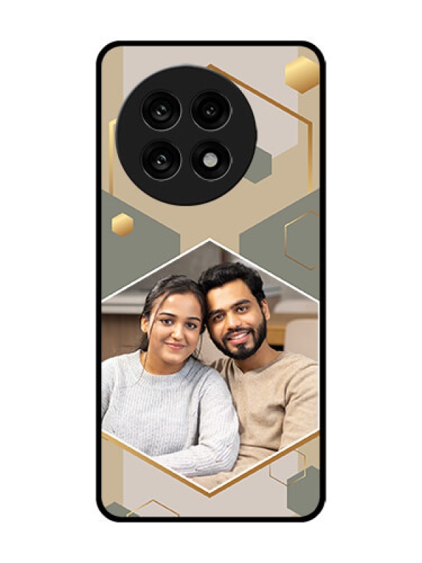 Custom OnePlus 13R 5G Custom Metal Phone Case - Stylish Hexagon Pattern Design