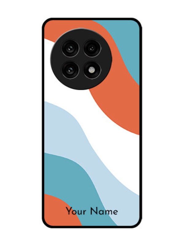 Custom OnePlus 13R 5G Custom Metal Phone Case - Coloured Waves Design