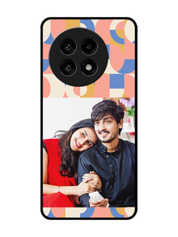 Custom OnePlus 13R 5G Custom Metal Phone Case - Semi - Circle Maze Pattern Design