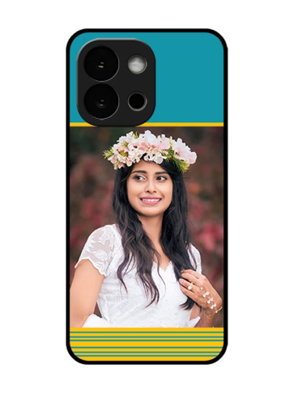 Custom OnePlus 13s 5G Custom Metal Phone Case - Yellow & Blue Design