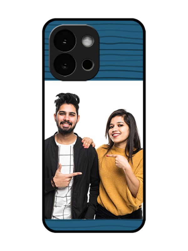 Custom OnePlus 13s 5G Custom Metal Phone Case - Blue Pattern Cover Design