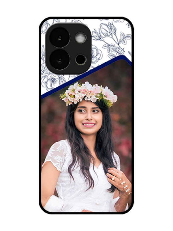 Custom OnePlus 13s 5G Custom Metal Phone Case - Classy Floral Design