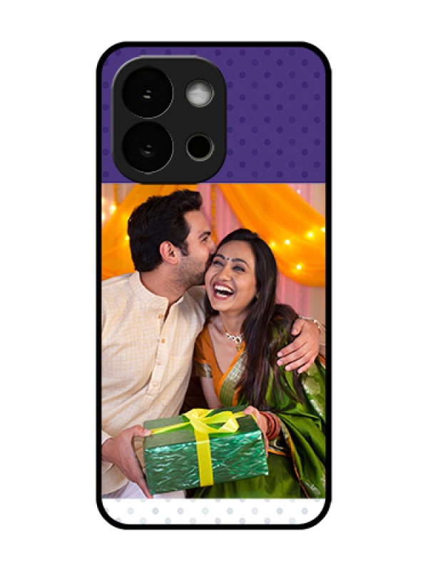 Custom OnePlus 13s 5G Custom Metal Phone Case - Violet Colored Pattern Design