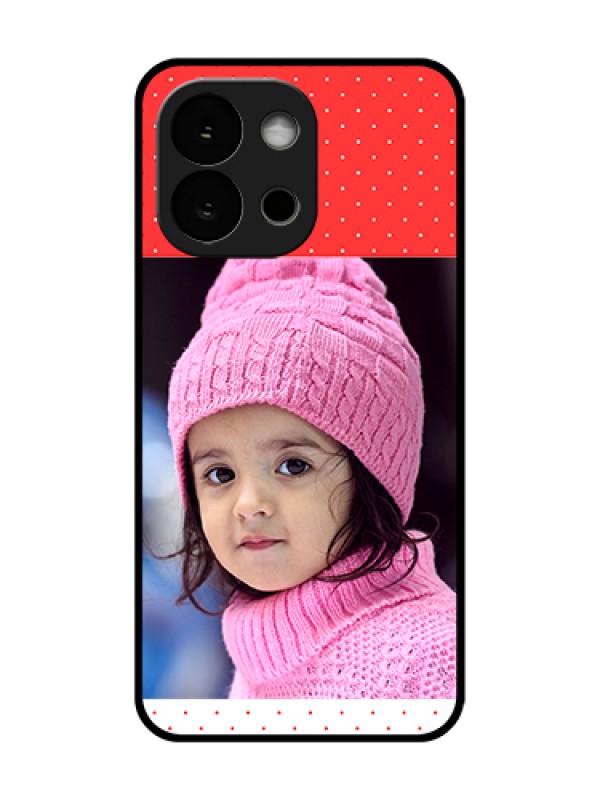 Custom OnePlus 13s 5G Custom Metal Phone Case - Red Pattern Design