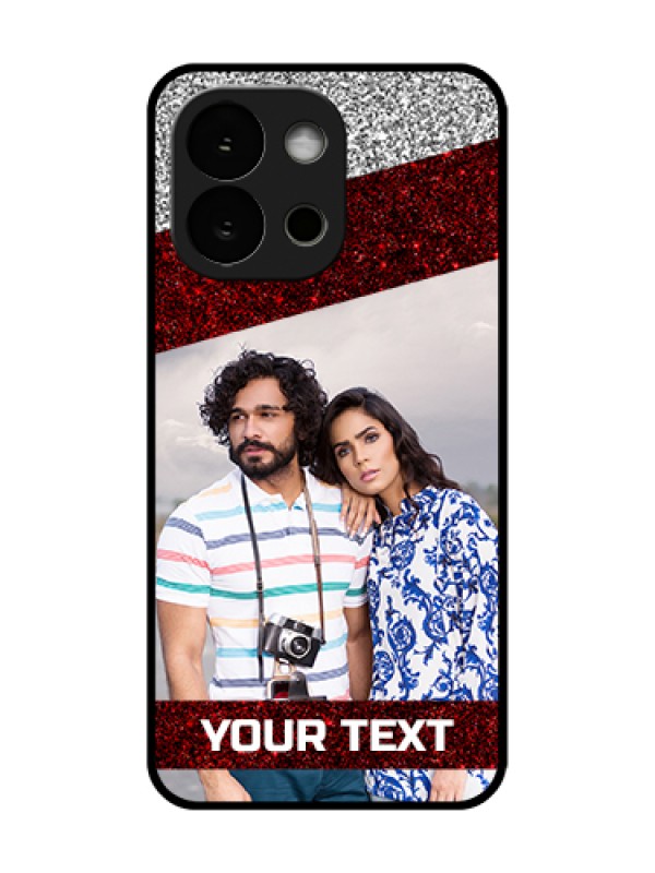 Custom OnePlus 13s 5G Custom Metal Phone Case - Image Holder With Glitter Strip Design