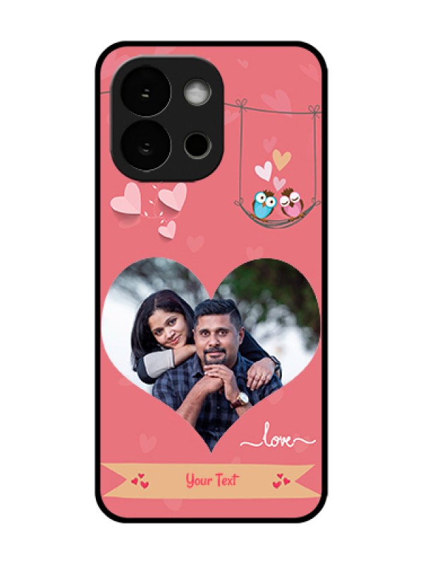 Custom OnePlus 13s 5G Custom Metal Phone Case - Peach Color Love Design