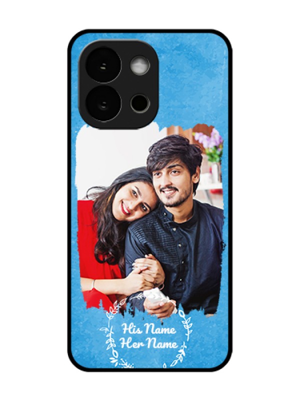 Custom OnePlus 13s 5G Custom Metal Phone Case - Blue Color Vintage Design