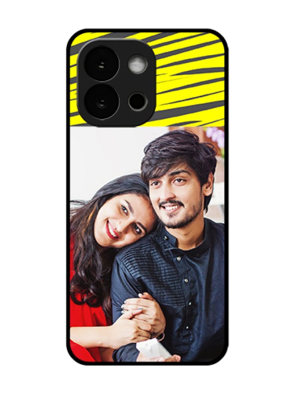 Custom OnePlus 13s 5G Custom Metal Phone Case - Yellow Abstract Design