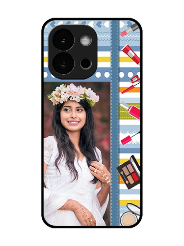 Custom OnePlus 13s 5G Custom Metal Phone Case - Makeup Icons Design