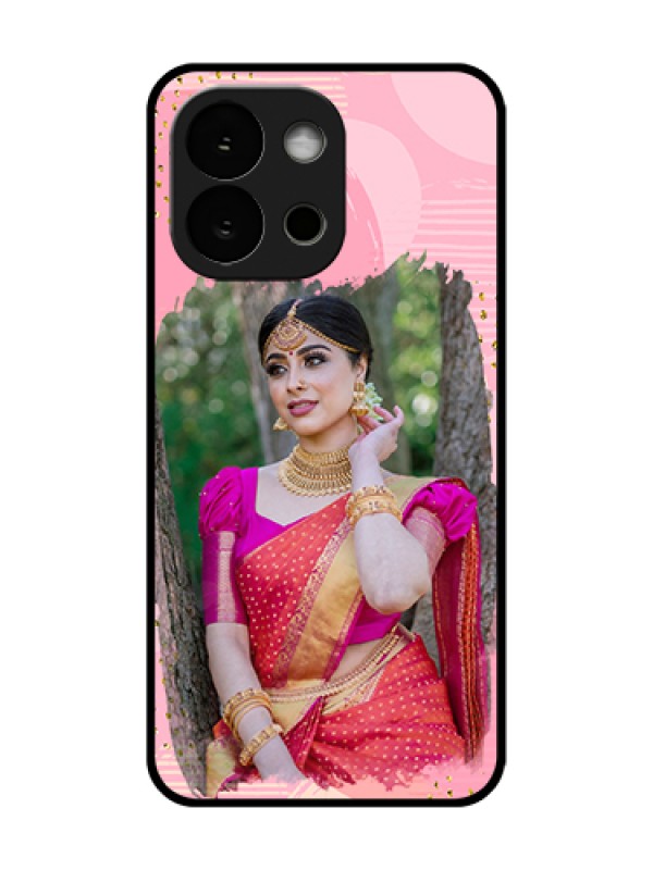 Custom OnePlus 13s 5G Custom Metal Phone Case - Gold Glitter Splash Design