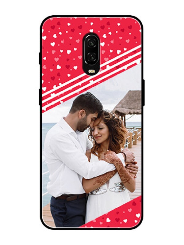 Custom OnePlus 6T Custom Metal Phone Case - Valentines Gift Design