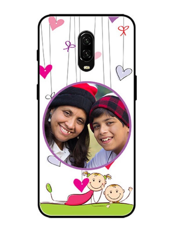 Custom OnePlus 6T Custom Metal Phone Case - Cute Kids Phone Case Design