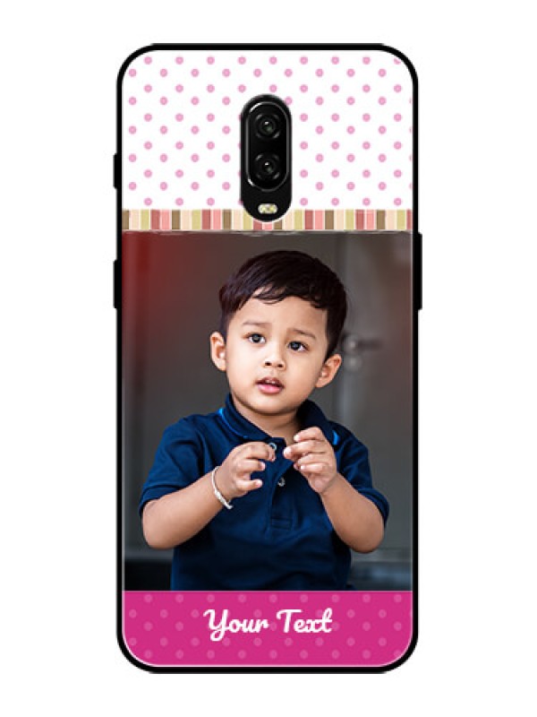 Custom OnePlus 6T Custom Metal Phone Case - Cute Girls Cover Design