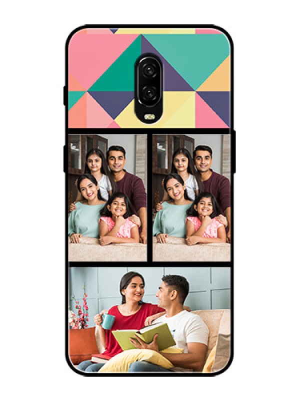 Custom OnePlus 6T Custom Metal Phone Case - Bulk Pic Upload Design