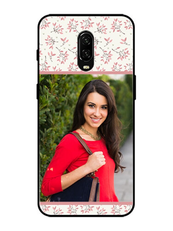 Custom OnePlus 6T Custom Metal Phone Case - Stunning Floral Design