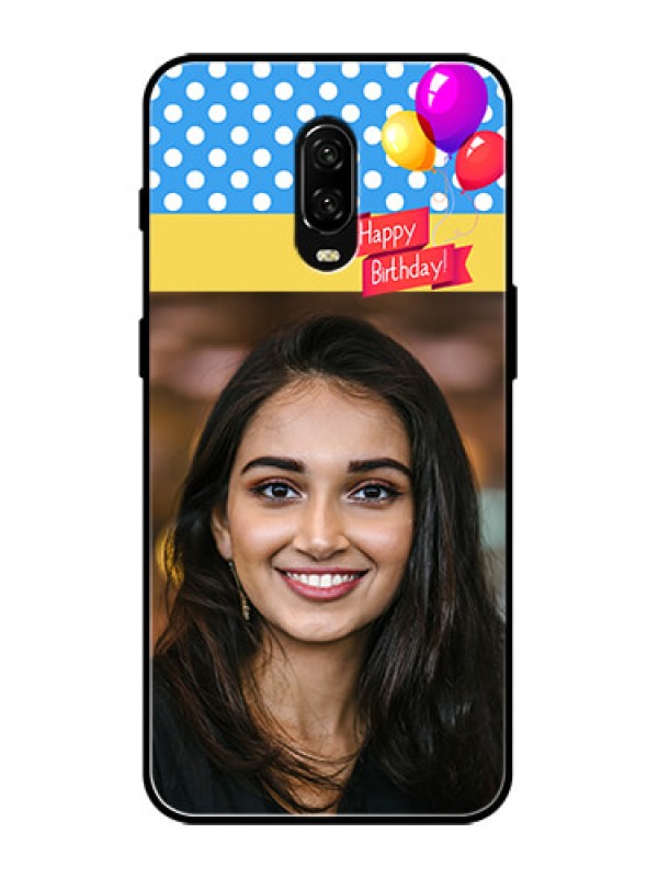 Custom OnePlus 6T Custom Metal Phone Case - Happy Birthday Design