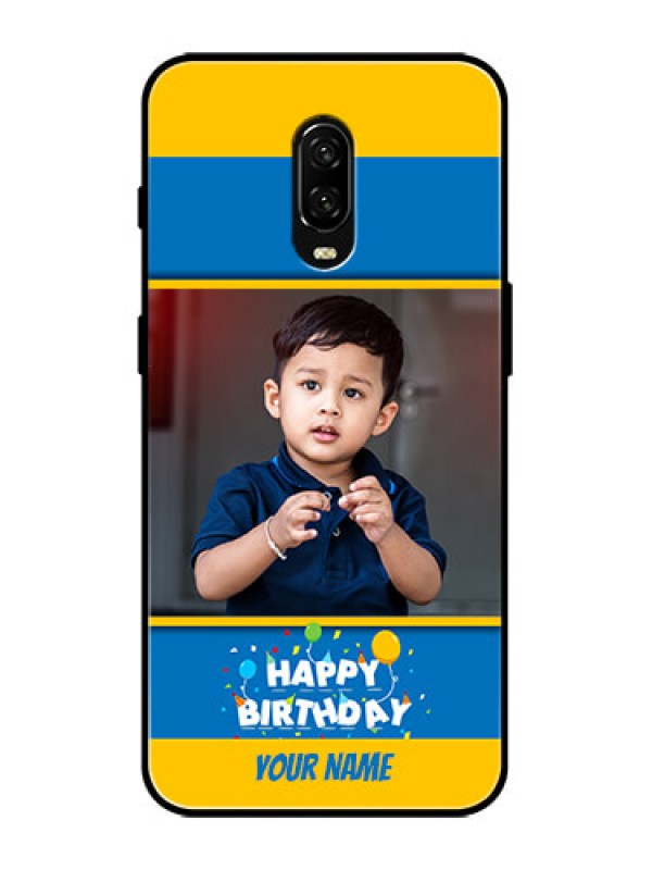 Custom OnePlus 6T Custom Metal Phone Case - Birthday Wishes Design
