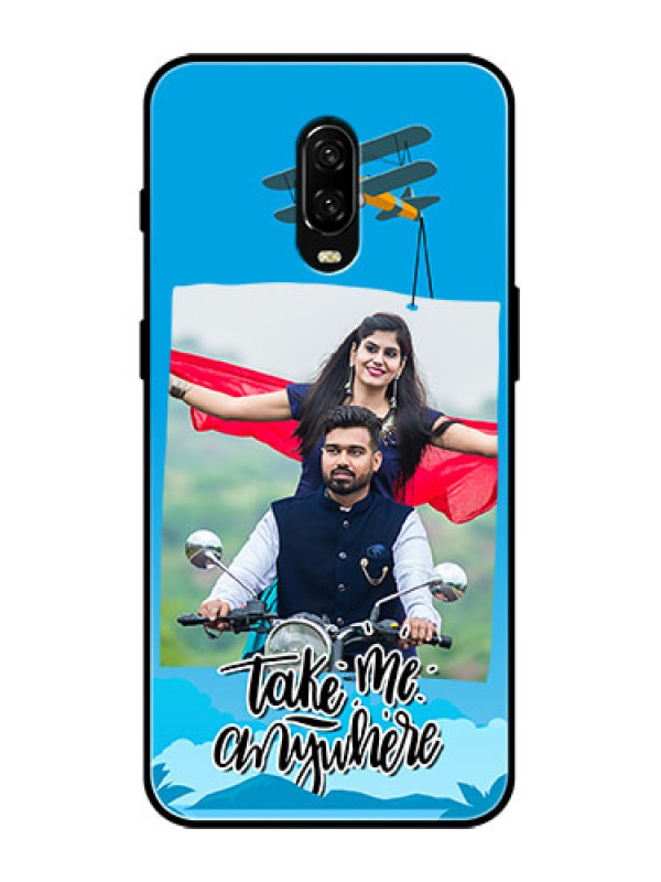 Custom OnePlus 6T Custom Metal Phone Case - Traveller Design