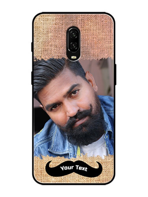 Custom OnePlus 6T Custom Metal Phone Case - With Texture Design