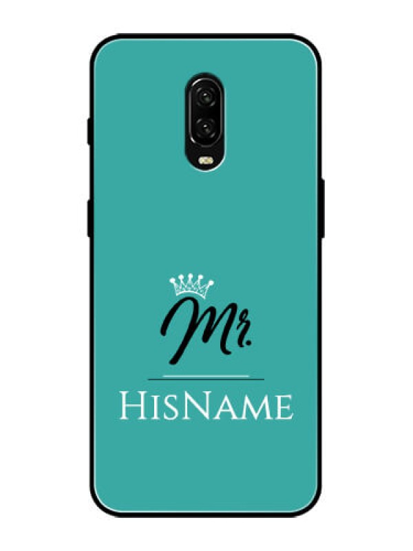 Custom OnePlus 6T Custom Metal Phone Case - Mr With Name Design