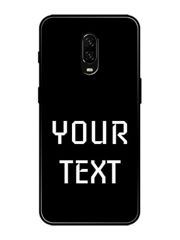 Custom OnePlus 6T Custom Metal Phone Case - Your Name Design