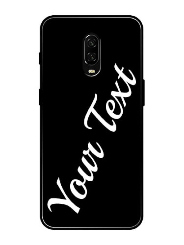 Custom OnePlus 6T Custom Metal Phone Case - With Your Name Design