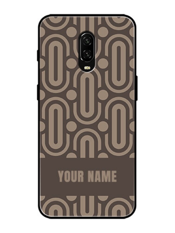 Custom OnePlus 6T Custom Metal Phone Case - Captivating Zero Pattern Design