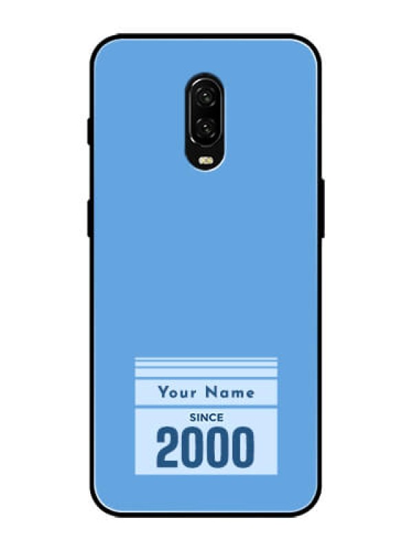 Custom OnePlus 6T Custom Metal Phone Case - Custom Year Of Birth Design