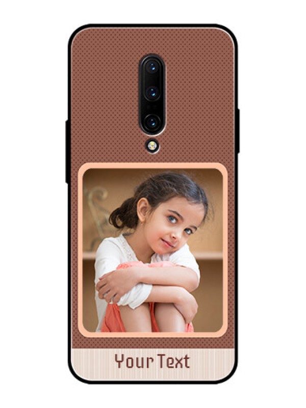 Custom OnePlus 7 Pro Custom Metal Phone CaseSimple Pic Upload Design