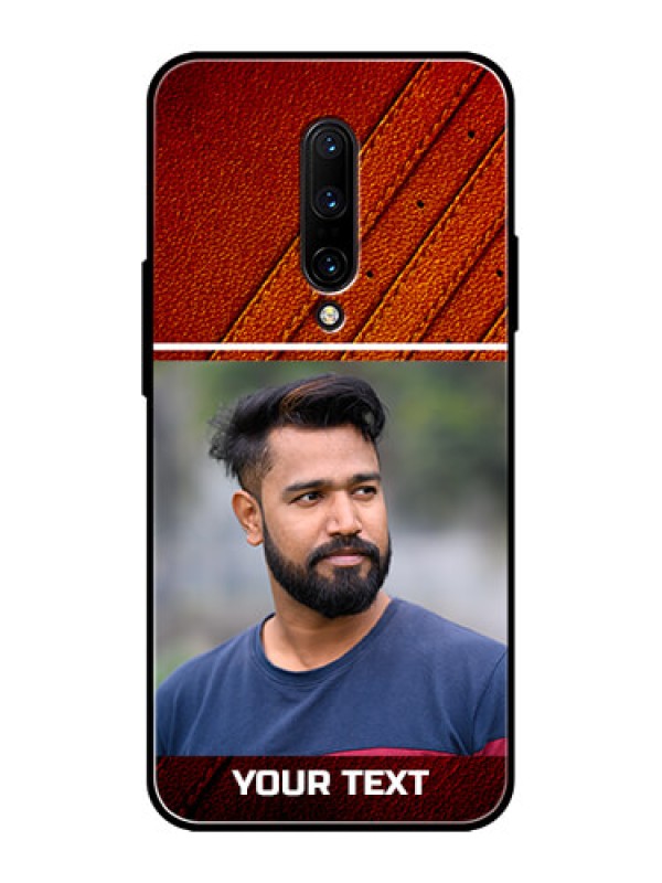 Custom OnePlus 7 Pro Custom Metal Phone CaseLeather Phone Case Design