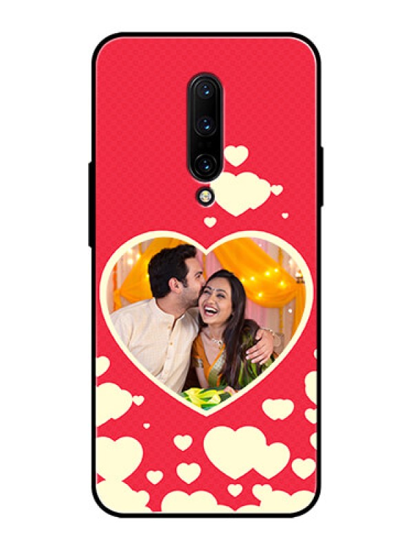 Custom OnePlus 7 Pro Custom Metal Phone CaseLove Symbols Phone Cover Design