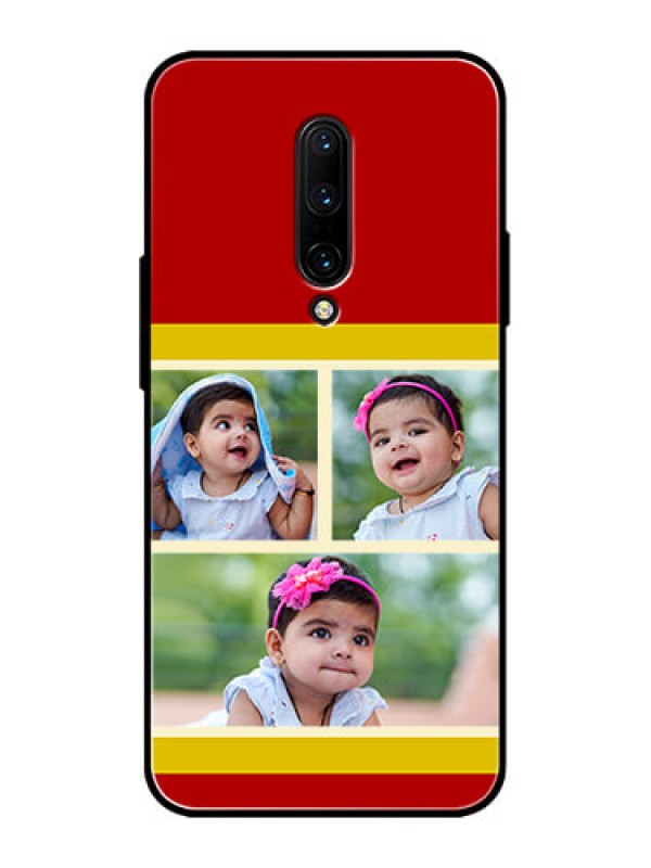 Custom OnePlus 7 Pro Custom Metal Phone CaseMultiple Pic Upload Design