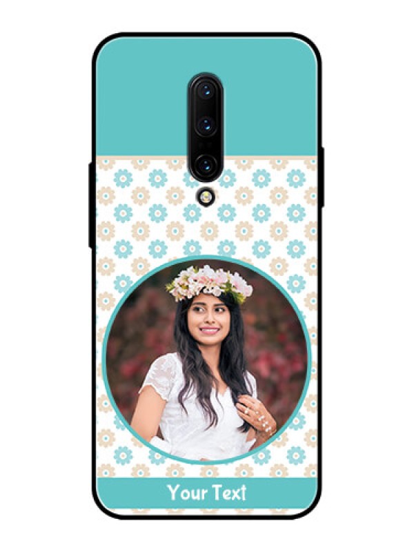 Custom OnePlus 7 Pro Custom Metal Phone CaseBeautiful Flowers Design