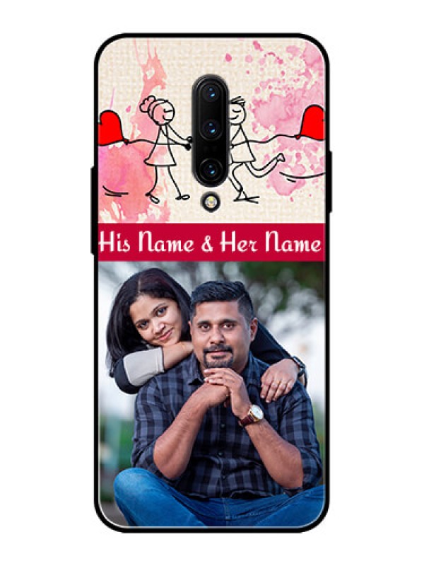 Custom OnePlus 7 Pro Custom Metal Phone CaseYou And Me Case Design