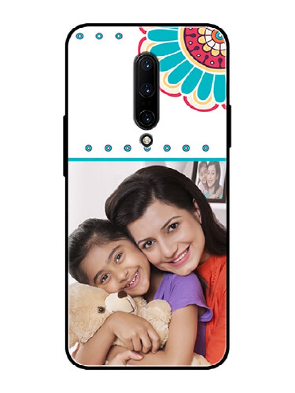 Custom OnePlus 7 Pro Custom Metal Phone CaseFlower Design