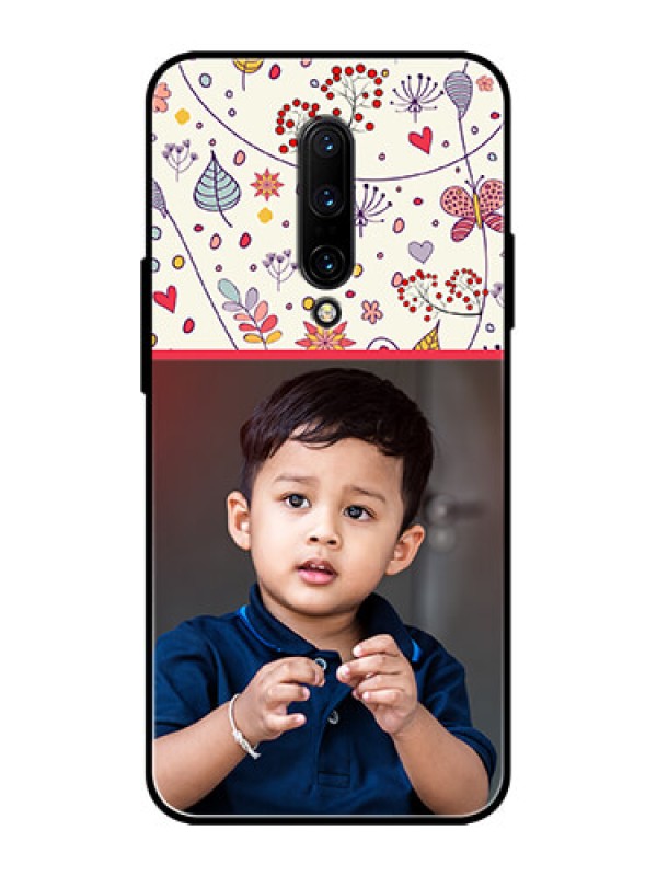 Custom OnePlus 7 Pro Custom Metal Phone CasePremium Floral Design