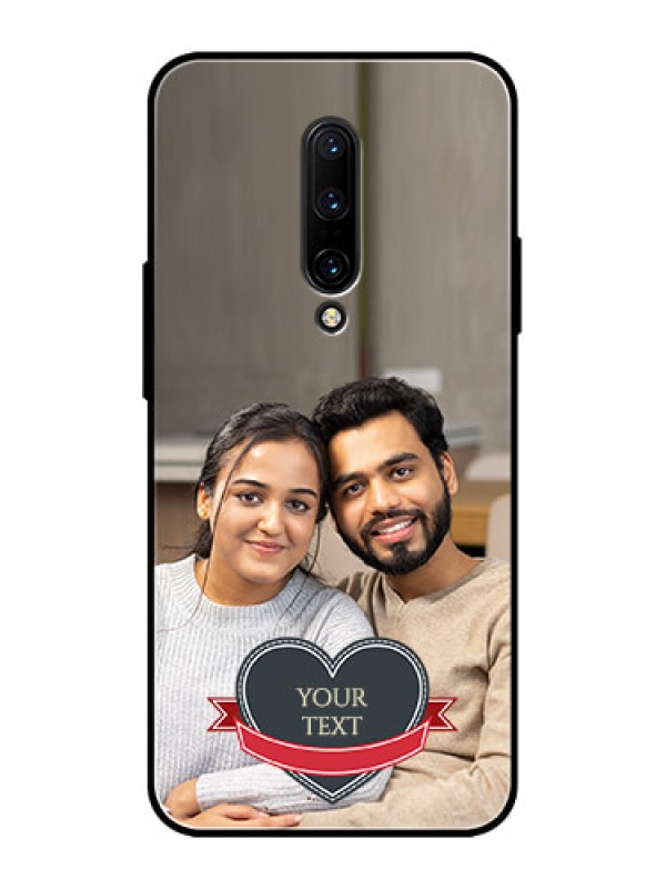 Custom OnePlus 7 Pro Custom Metal Phone CaseJust Married Couple Design